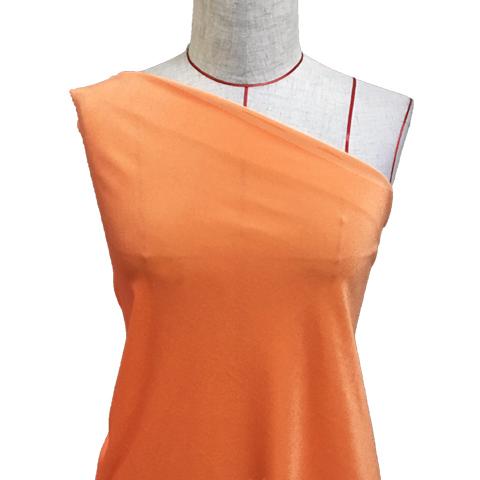 ハワイアン・フラメンコ生地 無地 ストレッチベロア生地 ピーチ KS-PE-V 3-5営業日後発送