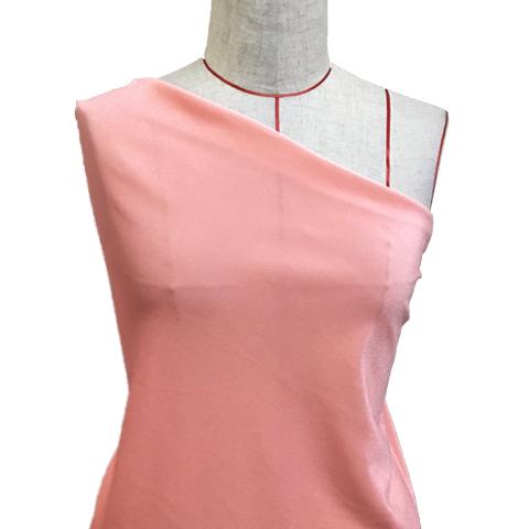 ハワイアン・フラメンコ生地 無地 ストレッチベロア生地 ピンクベージュ KS-PIBE-V 3-5営...