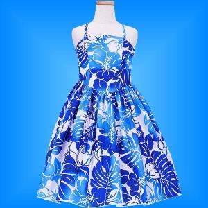 フラダンス ケイキ(キッズ) ミディ丈 ムームードレス