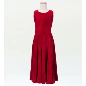 フラダンス ケイキ(キッズ) ベルベット 無地 ワンピースドレス