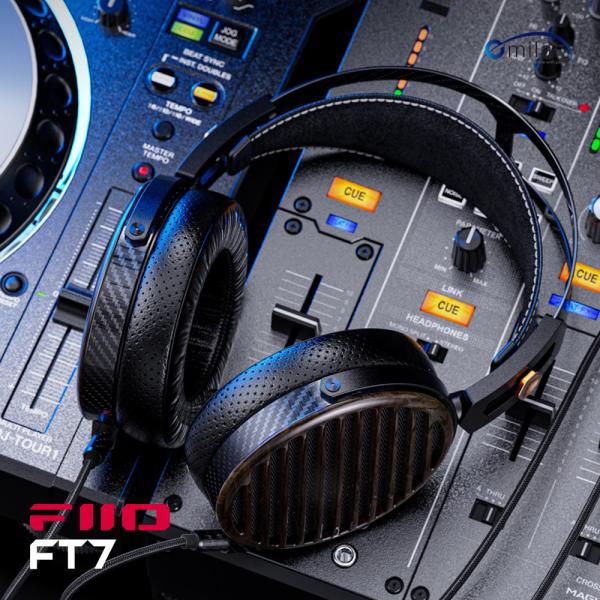 FIIO FT7 Black FIO-FT7-B ヘッドホン 開放型 大型平面磁界ドライバー ハイレ...