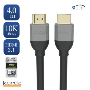 HDMI ケーブル ｜ PRS4 PASSIVE 4.0m ｜400cm HDMI2.1 永久保証｜emilaidirect