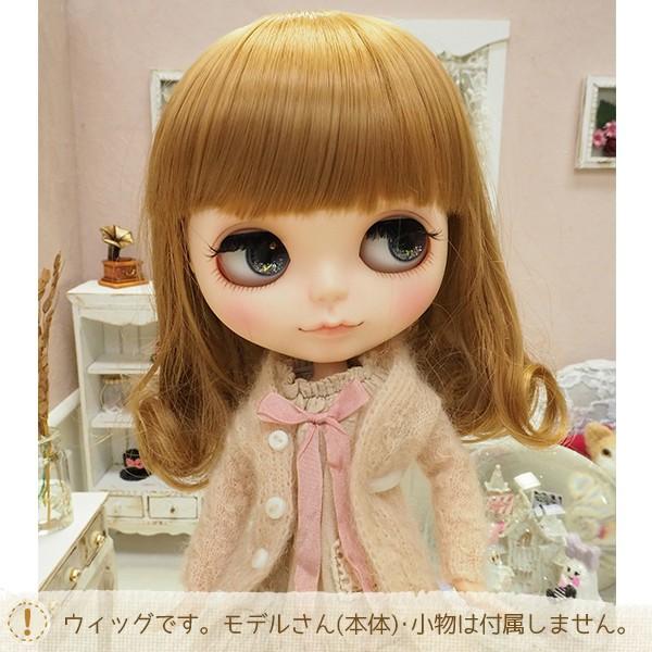 ネオブライス ウィッグ くせ毛風ガーリーカール ウォールナッツ 10インチ/ドール プーリップ ブラ...