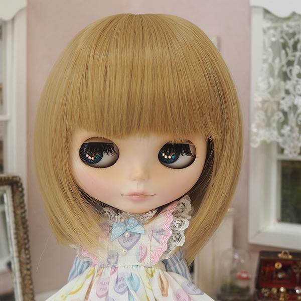 ネオブライス ウィッグ ブラントミディアム ミルクティ 10インチ/ドール プーリップ ブラントボブ