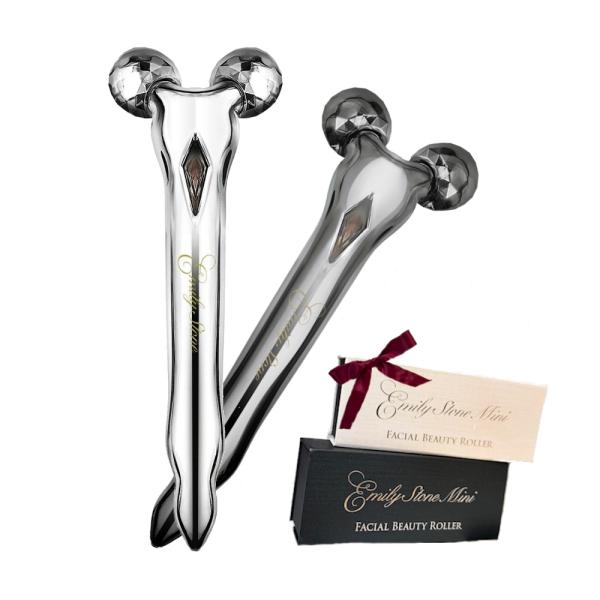 小顔 美顔ローラー 美顔器 エミリーストーン ミニ ペア セット Emily Stone Mini ...