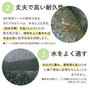防草シート 黒 下敷き用 1m×50m巻き 雑...の詳細画像4