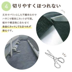 防草シート 黒 下敷き用 1m×50m巻き 雑...の詳細画像5