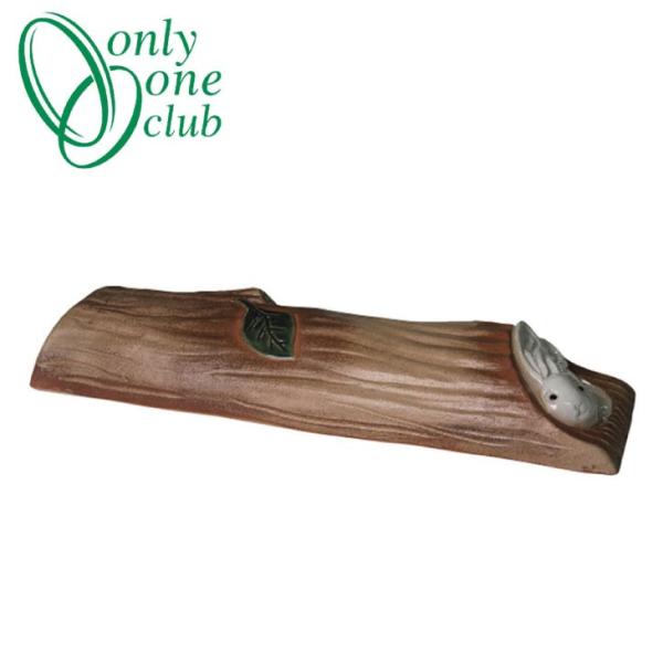 アニマルカーストッパー ログ・ウサギS 1本売り 車止め 陶器 MZ2-ODUS オンリーワンクラブ