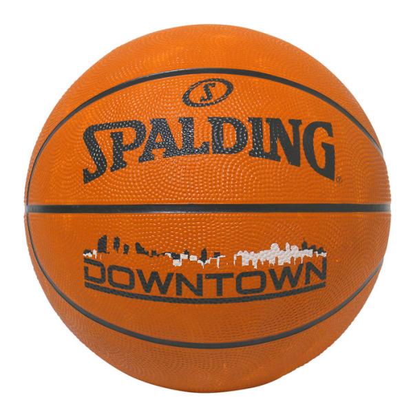 スポルディング バスケットボール ダウンタウン ラバー ブラウン 7号球 84-363Z【80サイズ...