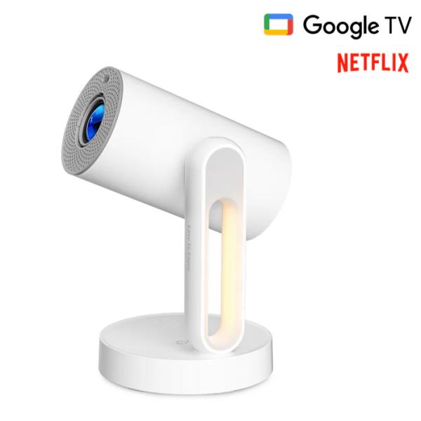 ETOE プロジェクター Starfish Plus A1223 ホワイト Google TV搭載 ...