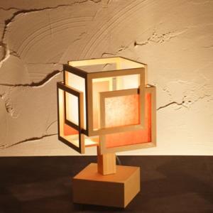 和風照明 和室 スタンドライト 旬 -shun- 白×緋 A528-C 新洋電気【80サイズ】