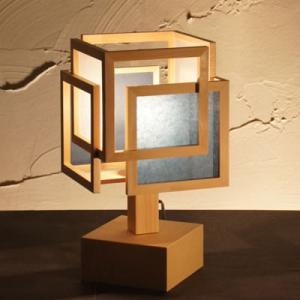 和風照明 和室 スタンドライト 旬 -shun- 白×藍 A528-D 新洋電気【80サイズ】