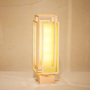 新洋電気 和風照明 和室 スタンドライト 旬 shun-L 白×萌葱 A537-F【80サイズ】