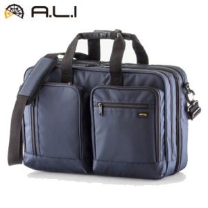 A.L.I ビジネスバッグ ビジネスカジュアル CORDURA ADC-3601W-NV ネイビー【100サイズ】｜emon-shop