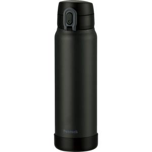 ピーコック魔法瓶 0.6L 水筒 ステンレスボトル ワンタッチマグタイプ AKE-R61B ブラックの商品画像