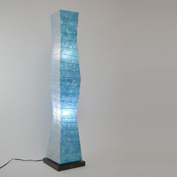 彩光デザイン 和照明 手染め和紙 フロアスタンドライト LED電球付き B-150-LD-lagoo...