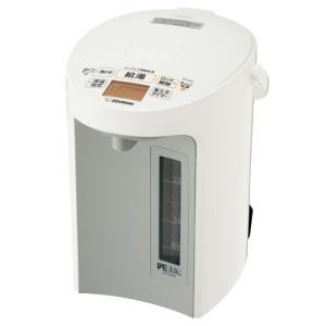 象印 電気ポット 3L マイコン沸とう VE電気まほうびん 優湯生 CV-GV30-WA ホワイト｜emon-shop