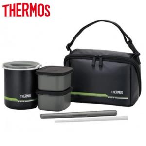 サーモス 約1合 保温弁当箱 DBQ-502 DBQ-502-MTBK マットブラック【80サイズ】