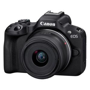 キヤノン カメラ EOS R50 RF-S18-45 IS STMレンズキット ミラーレスカメラ EOSR50BK-1845ISSTMLK ブラック｜emon-shop