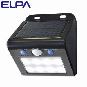 ELPA エルパ LEDセンサーウォールライト ソーラー発電式 ESL-K101SL-W 朝日電器【60サイズ】｜emon-shop