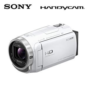SONY デジタルHDビデオカメラレコーダー ハンディカム 64GB HDR-CX680-W ホワイト【80サイズ】｜emon-shop