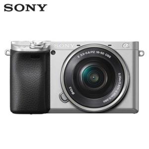 ソニー デジタル一眼カメラ α6400 パワーズームレンズキット ILCE-6400L-S シルバー SONY【80サイズ】｜emon-shop