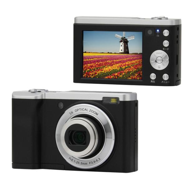 ケンコー・トキナー デジタルカメラ KC-ZM08 Kenko 光学5倍ズーム タッチパネル リアカ...