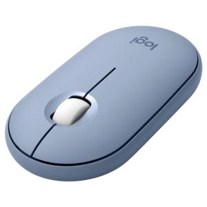 ロジクール 静音 薄型 ワイヤレスマウス Logicool PEBBLE MOUSE 2 M350SBL ブルー｜emon-shop