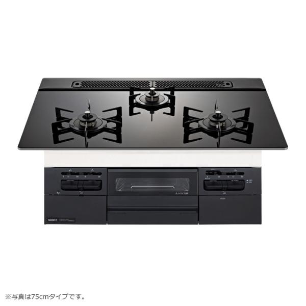ノーリツ 都市ガス用 60cm天板ビルトインコンロ Fami ファミ N3WV6RWTP1-13A ...