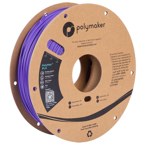 Polymaker PolyMax PLA フィラメント (1.75mm, 0.75kg) Purp...