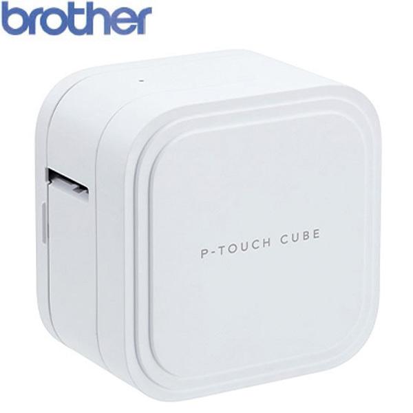 ブラザー ラベルライター ピータッチ キューブ P-TOUCH CUBE PT-P910BT ホワイ...