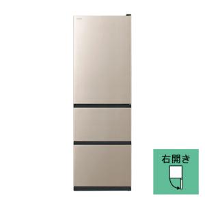 日立（HITACHI） 冷蔵庫 二人暮らし 375L 300L 大容量 3ドア 右開き