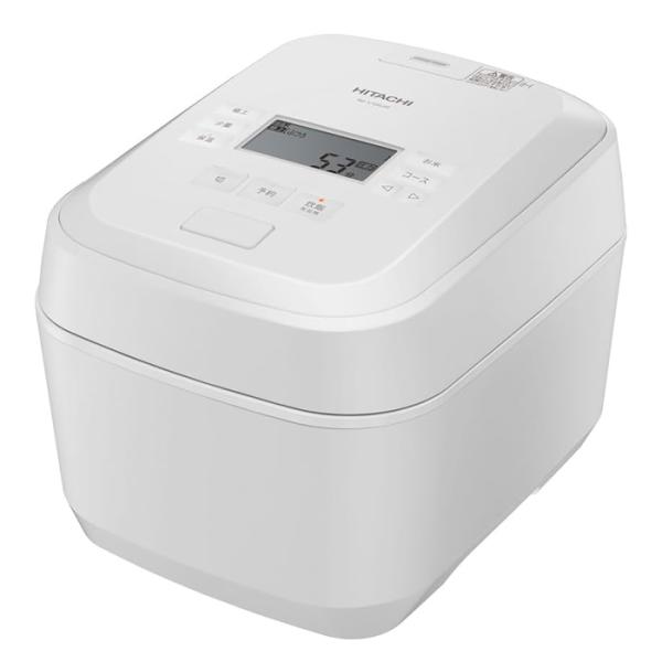日立 5.5合炊き IHジャー炊飯器 圧力＆スチーム ふっくら御膳 RZ-V100JM-W フロスト...