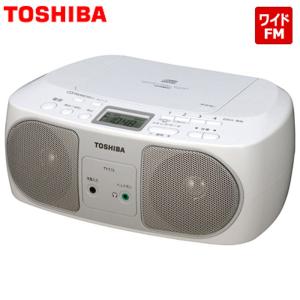 東芝 CDラジオ ワイドFM対応 2電源対応 TY-C15-S シルバー【80サイズ】｜emon-shop