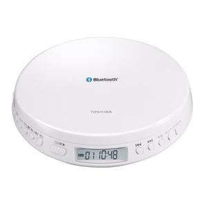 東芝 ポータブルCDプレーヤー Bluetooth対応 TY-P30-W ホワイト【60サイズ】｜emon-shop