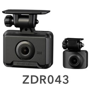 ドライブレコーダー ZDR043-114- コムテック ドライブレコーダー ZDR043 前後2カメラ フルHD録画