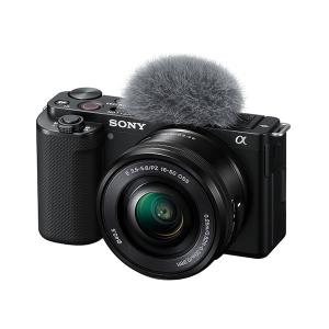 ソニー デジタルカメラ レンズ交換式 VLOGCAM ブイログカム パワーズームレンズキット ZV-E10L-B ブラック SONY【60サイズ】