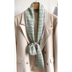 送料無料 男女兼用 リバシーブル クラシックなホースビット柄 ロングシンプルスカーフ/ヘアリボン　　...