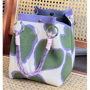 送料無料【セール】 お洒落 手提げ フラワー柄 コンパクトサイズ ミニトートバッグ　ba0538