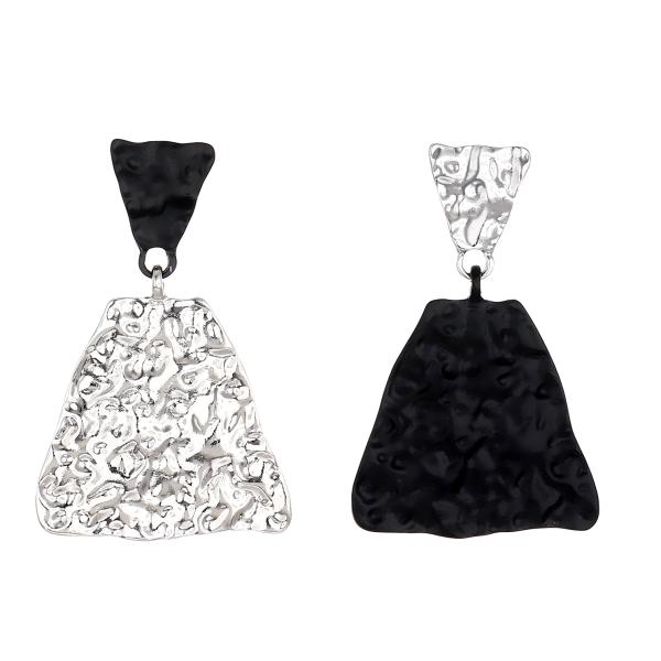 送料無料 レーディス エレガント アシンメトリー 幾何学 デザイン ピアス　 e086