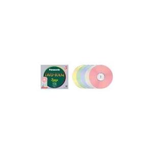パナソニック LM-HC47LS5 DVD-RAM 5色5枚組カートリッジ無し