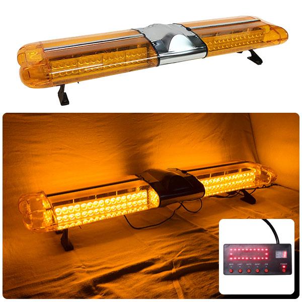 道路維持管理車両用 黄色灯 12V 24V【120cm】LED回転灯 大型ユニットタイプ【アンバー】...