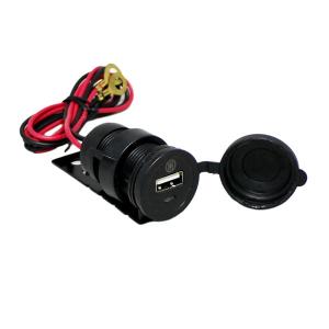送料無料 便利グッズ バイク用 シガーソケット USB充電端子付き 12V