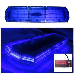 防犯パトロール用 青色灯 12V 24VLED回転灯 大型ラウンドタイプデジタルスクリーンコントローラー