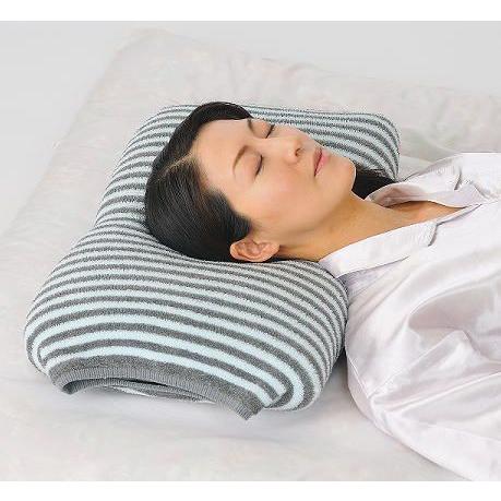 リラックス 備長炭 枕カバー 遠赤外線 のびのび まくら 加齢臭 快眠 熟睡 炭 消臭 遠赤 吸湿 ...