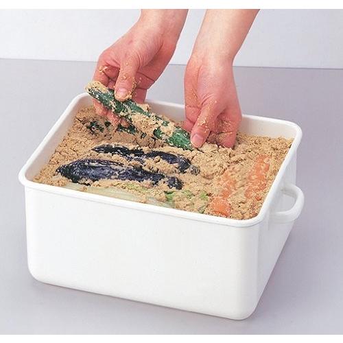 漬物＆保存容器 ホーローストックポット シリーズ (L 角型 HSP-KL) 7L  梅干し キムチ...