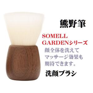 熊野筆 ソメルガーデン 洗顔ブラシ S-6 SOMELL GARDEN 広島 晃祐堂 ブランド メイ...