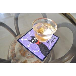 日本製 強力みずきりコースター 同柄2枚組　マイクロファイバー 水滴 コップ メール便(ポスト投函)...