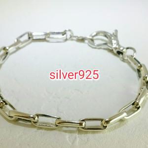 ブレスレット アンカーチェーン 約19センチ シンプル 激安 シルバー925 silver925 在庫のみ｜emphasize