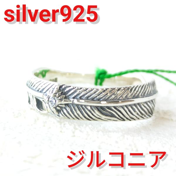 フェザーリング/ジルコニア ネイティブ系 シンプル sv925 シルバー925 シルバーリング